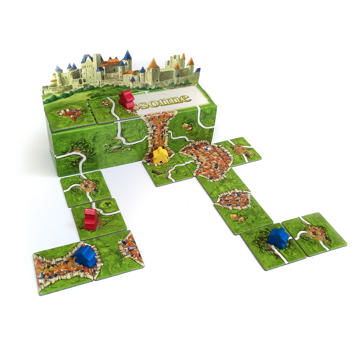 Carcassonne 3D Starting Landscape