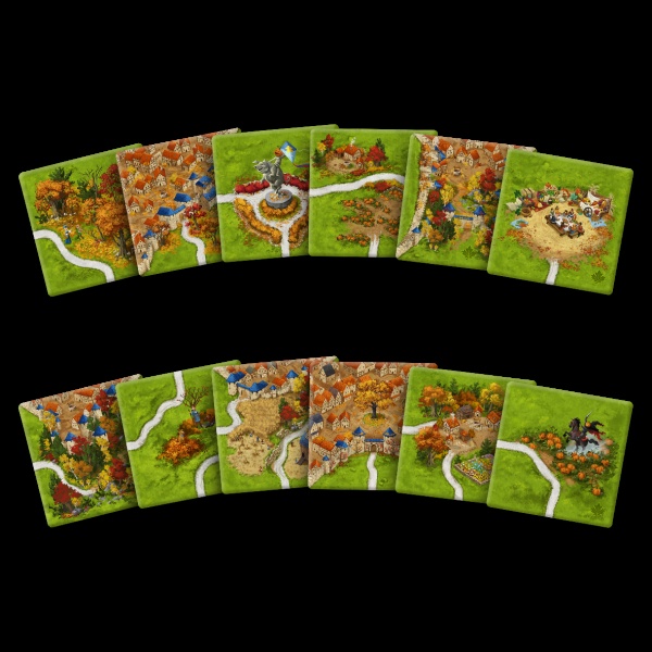 Carcassonne 4 seasons mini expansion The Autumn