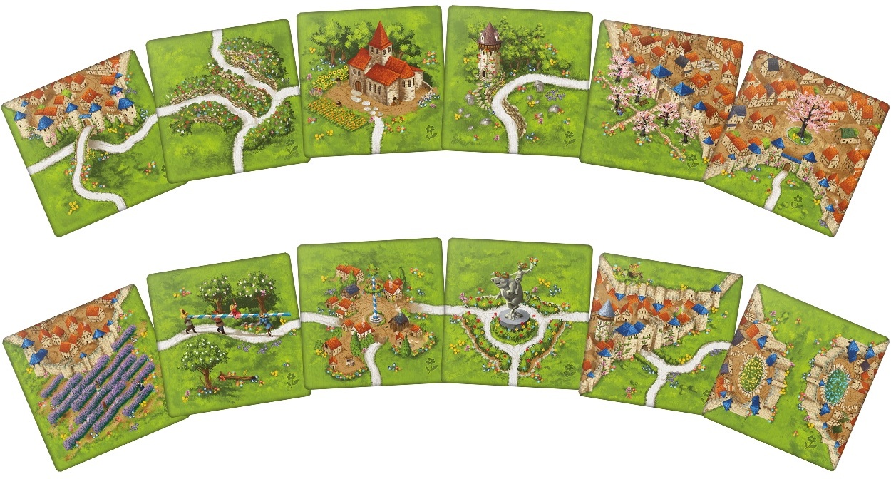 Carcassonne 4 seasons mini expansion The Spring