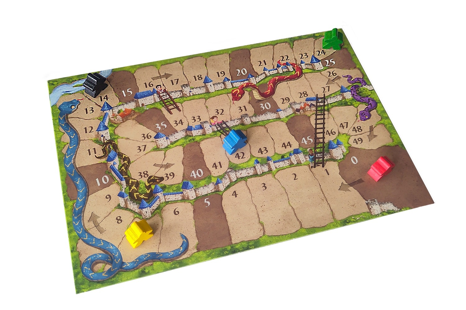 Carcassonne mini expansion Snakes and Ladders Sticker