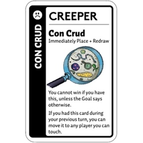 Con Crud Creeper card for any Fluxx