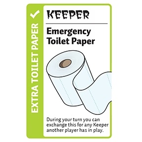 Emergency Toilet Paper for any Fluxx card game