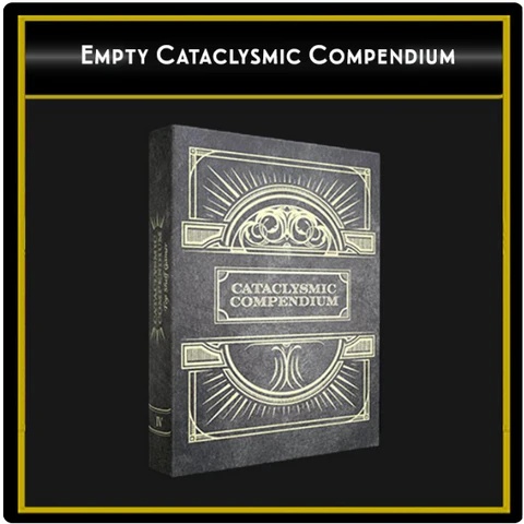 Empty Cataclysmic Compendium Magnetic Storage Box