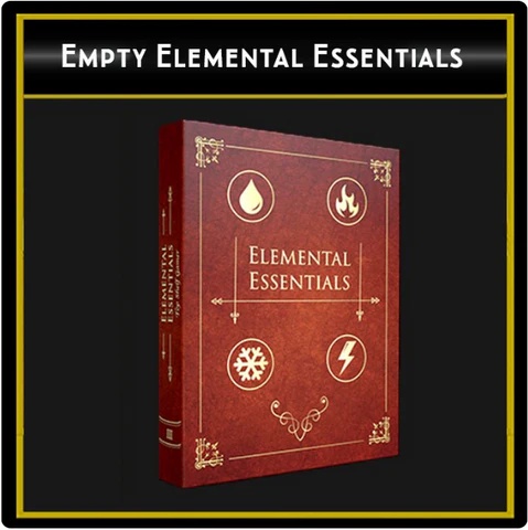 Empty Elemental Essentials Magnetic Storage Box