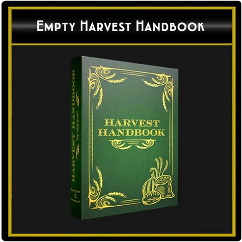 Empty Harvest Handbook Magnetic Storage Box