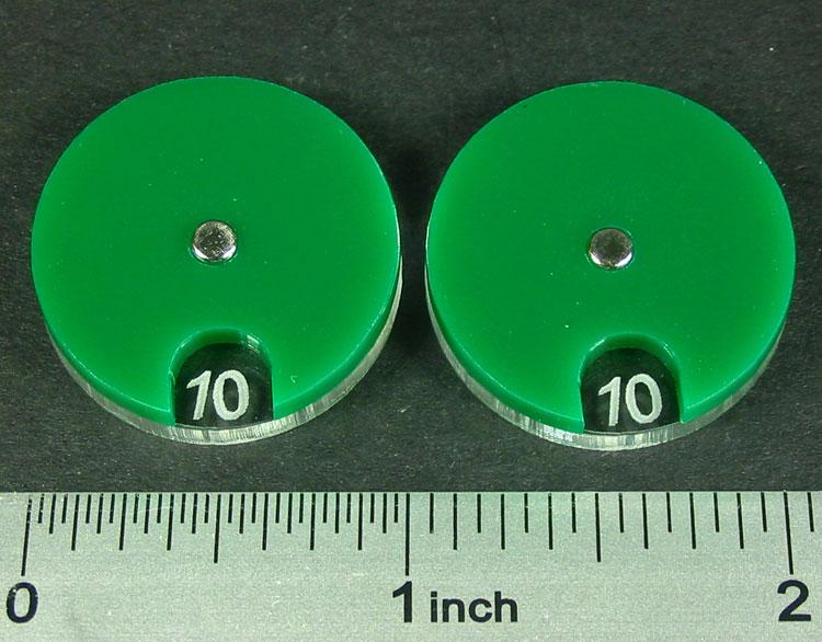 Green Circle Combat Dials pack of 2