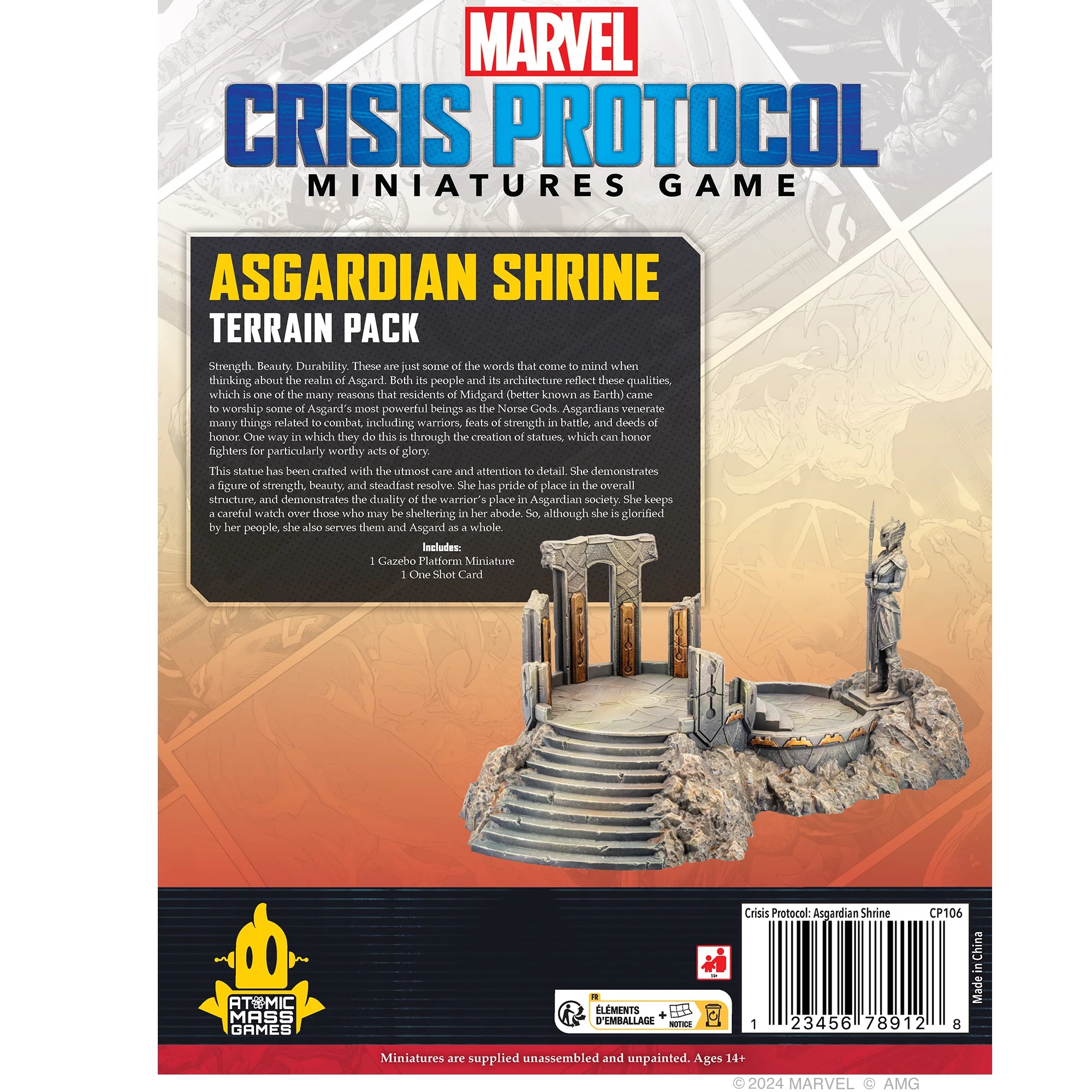 Marvel Crisis Protocol Asgardian Shrine Terrain Pack