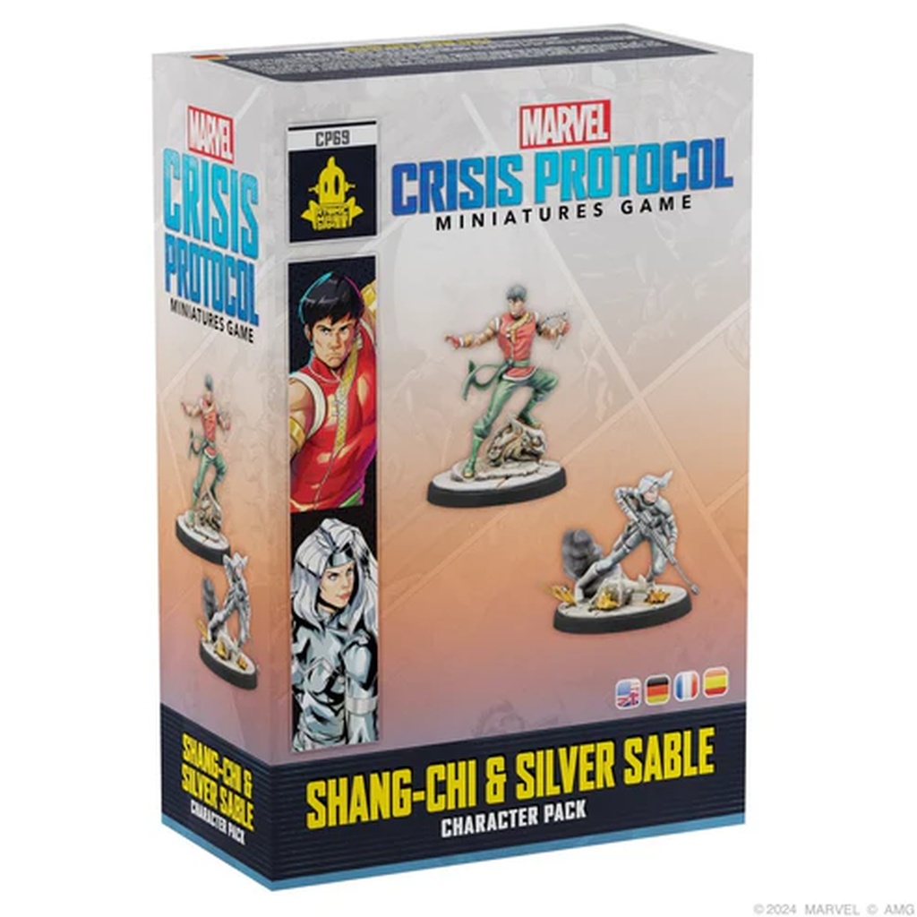 Marvel Crisis Protocol Shang Chi and Silver Sable character pack