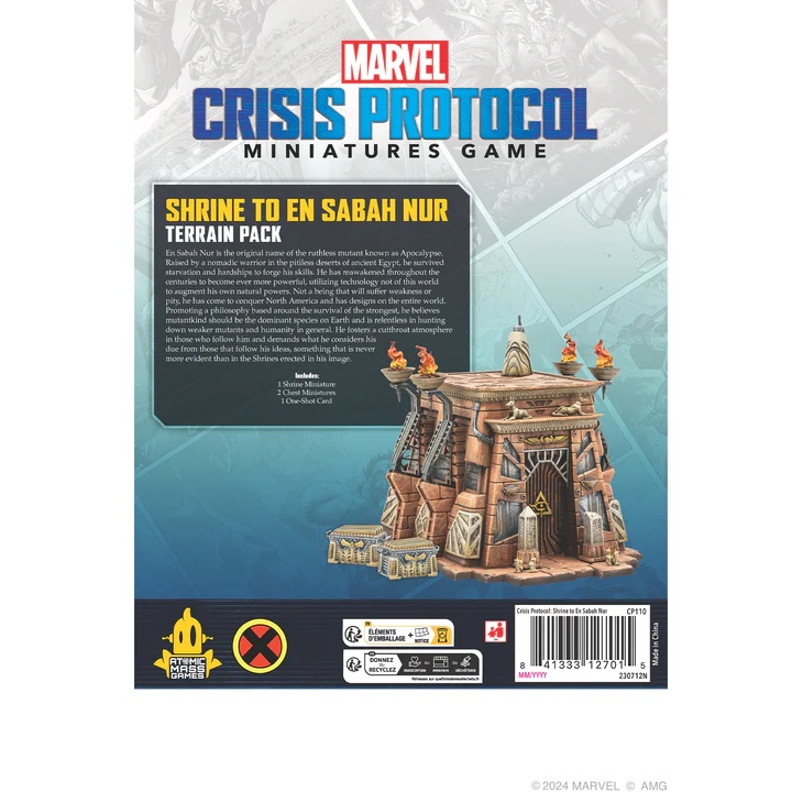 Marvel Crisis Protocol Shrine to En Sabah Nur Terrain Pack