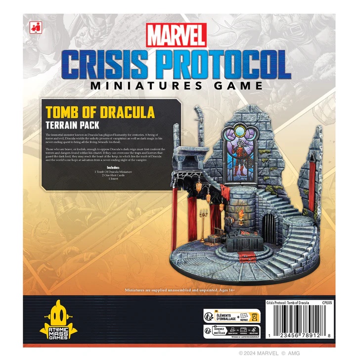 Marvel Crisis Protocol Tomb of Dracula Terrain Pack