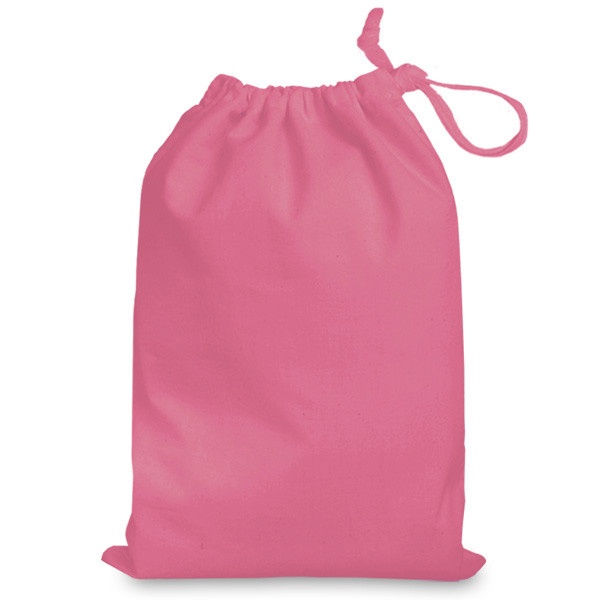 Pink Large cotton bag ideal for Carcassonne tiles