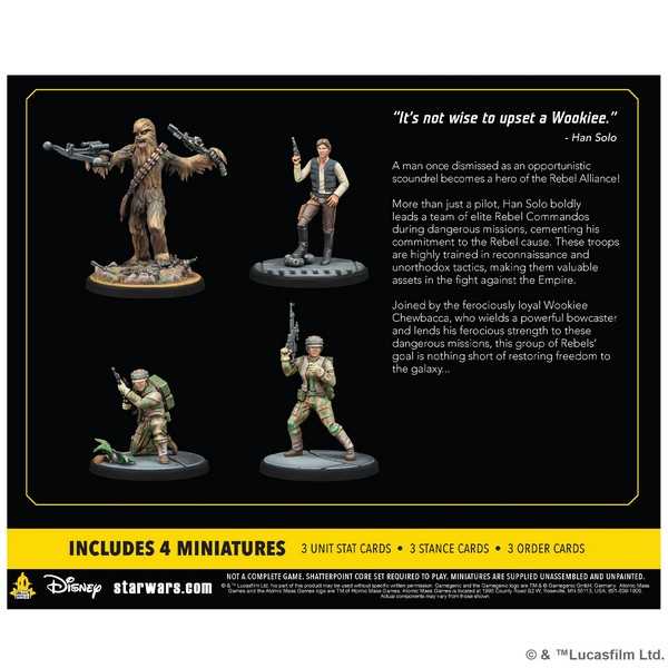 Star Wars Shatterpoint Real Quiet Like Han Solo Squad Pack