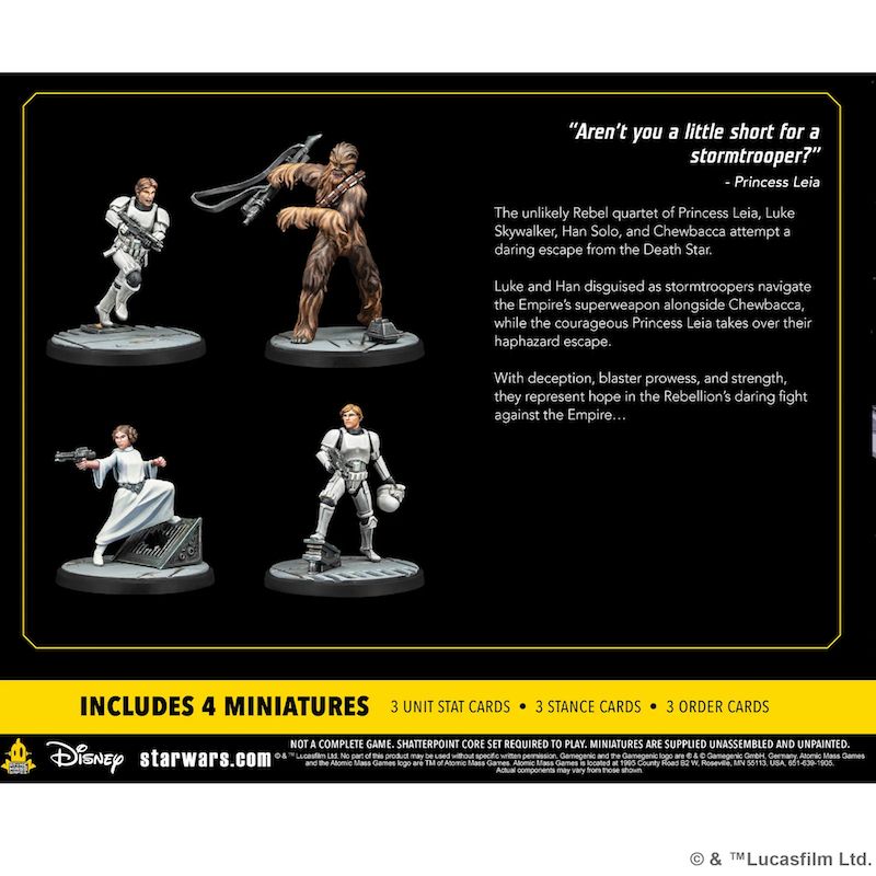 Star Wars Shatterpoint This is Some Rescue Princess Leia Squad Pack
