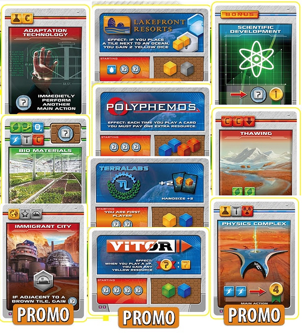 Terraforming Mars Dice Game Promo pack