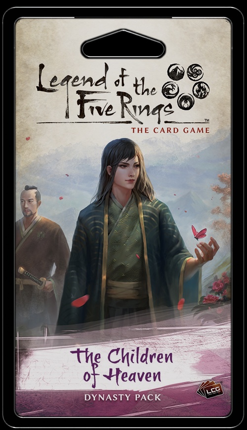 The Children of Heaven Dynasty Pack for the Legend of the Five Rings Card Game