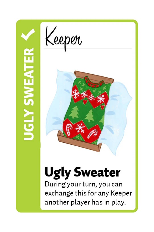 Ugly Sweater promo card for any Fluxx