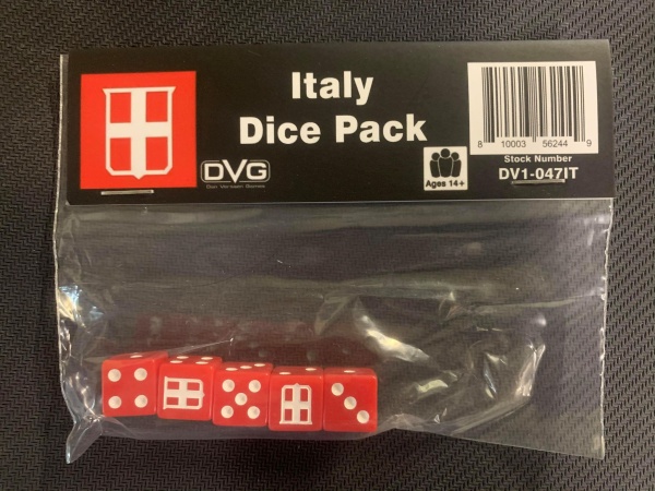 Italy WWII Six-Sided Dice