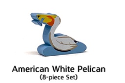 Wingspan American White Pelican  8 meeple set