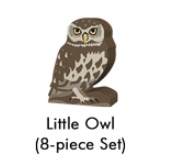 Wingspan European Little Owl 8 Meeple Set