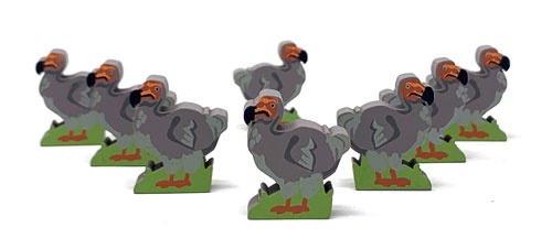 Wingspan Extended Dodo 8 meeple set