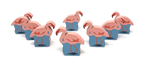 Wingspan Global Greater Flamingo 8 meeple set