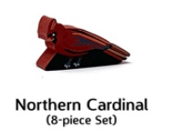 Wingspan Northern Cardinal 8 meeple set